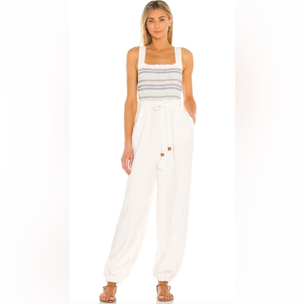NWT Free People Sienna Jumpsuit Ecru - M, L